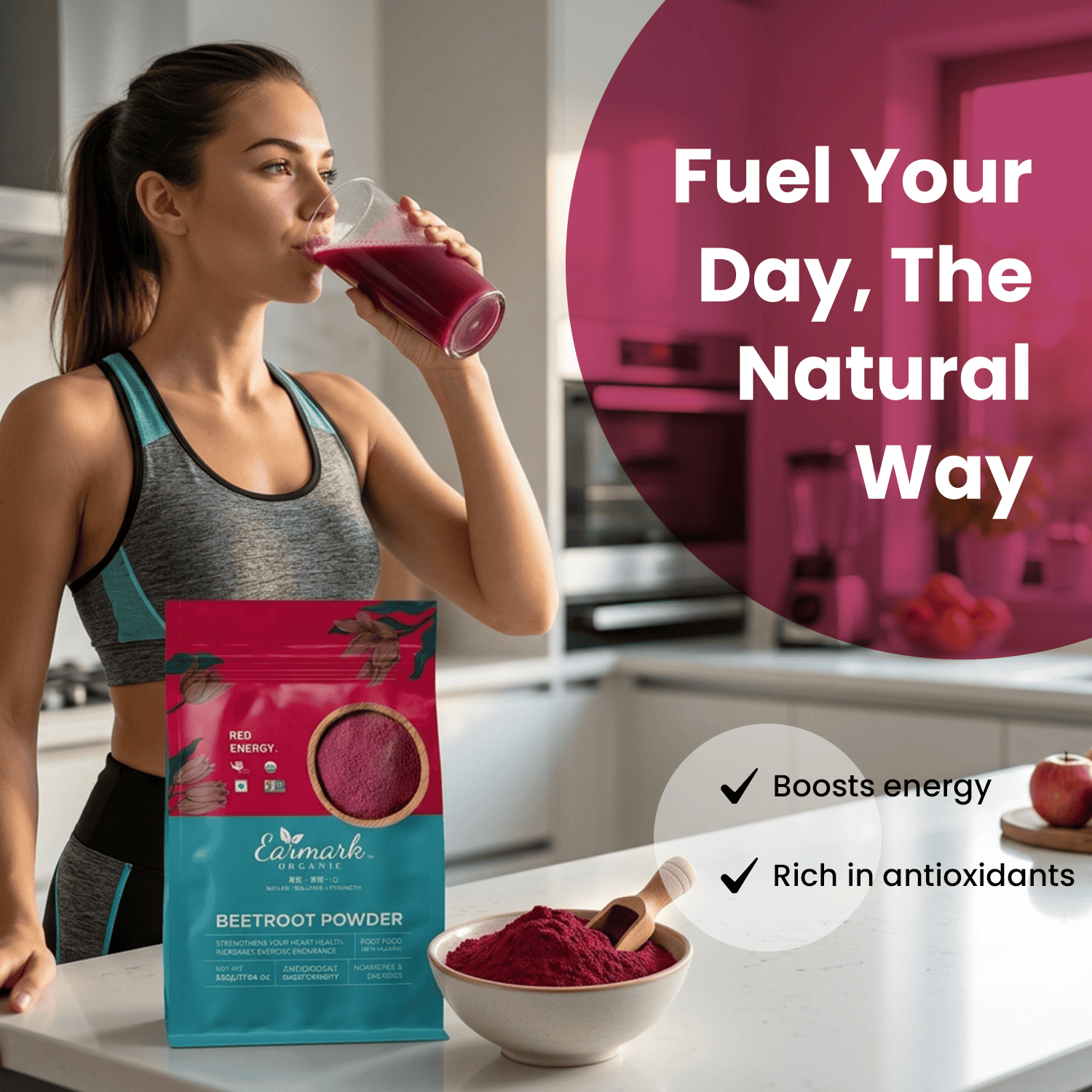 Earmark Organic Pure Beetroot Powder 500g