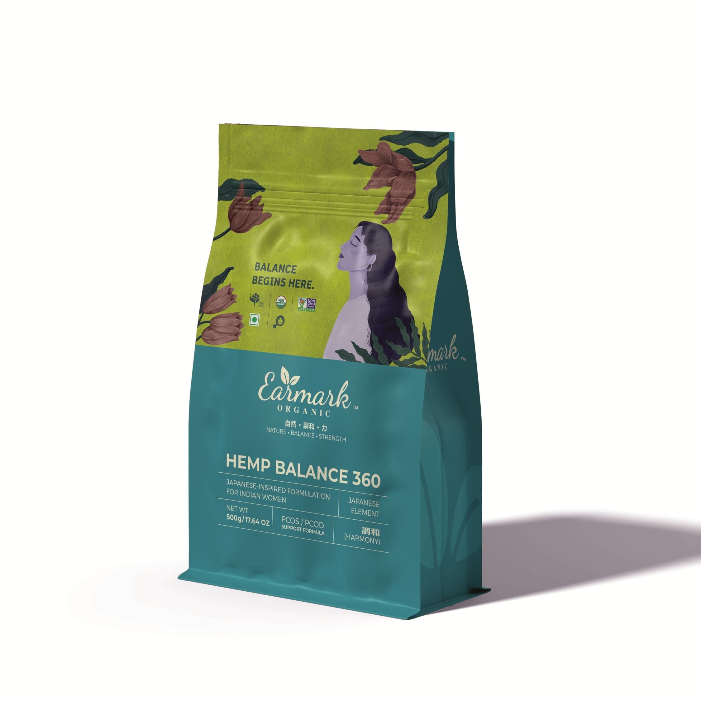 Earmark Organic Japanese Inspired Hemp Balance 360- 500g