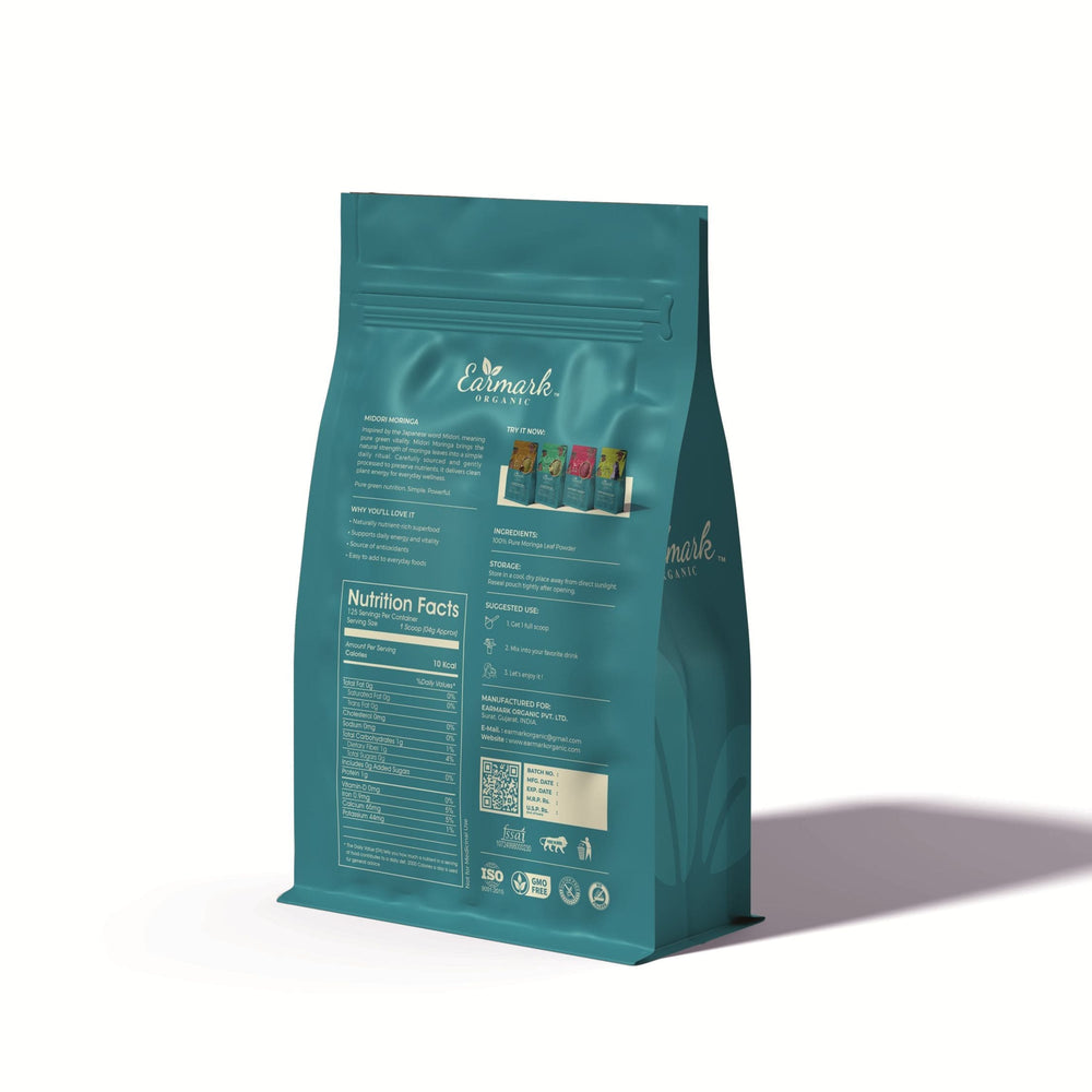 Earmark Organic Moringa Leaf Powder (500g) – The Ultimate Green Superf